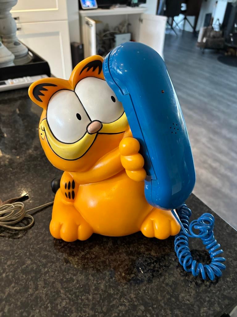 Vintage Garfield Telefoon - Uniek Verzamelobject, Telecommunicatie, Vaste telefoons | Handsets en Draadloos, Ophalen of Verzenden
