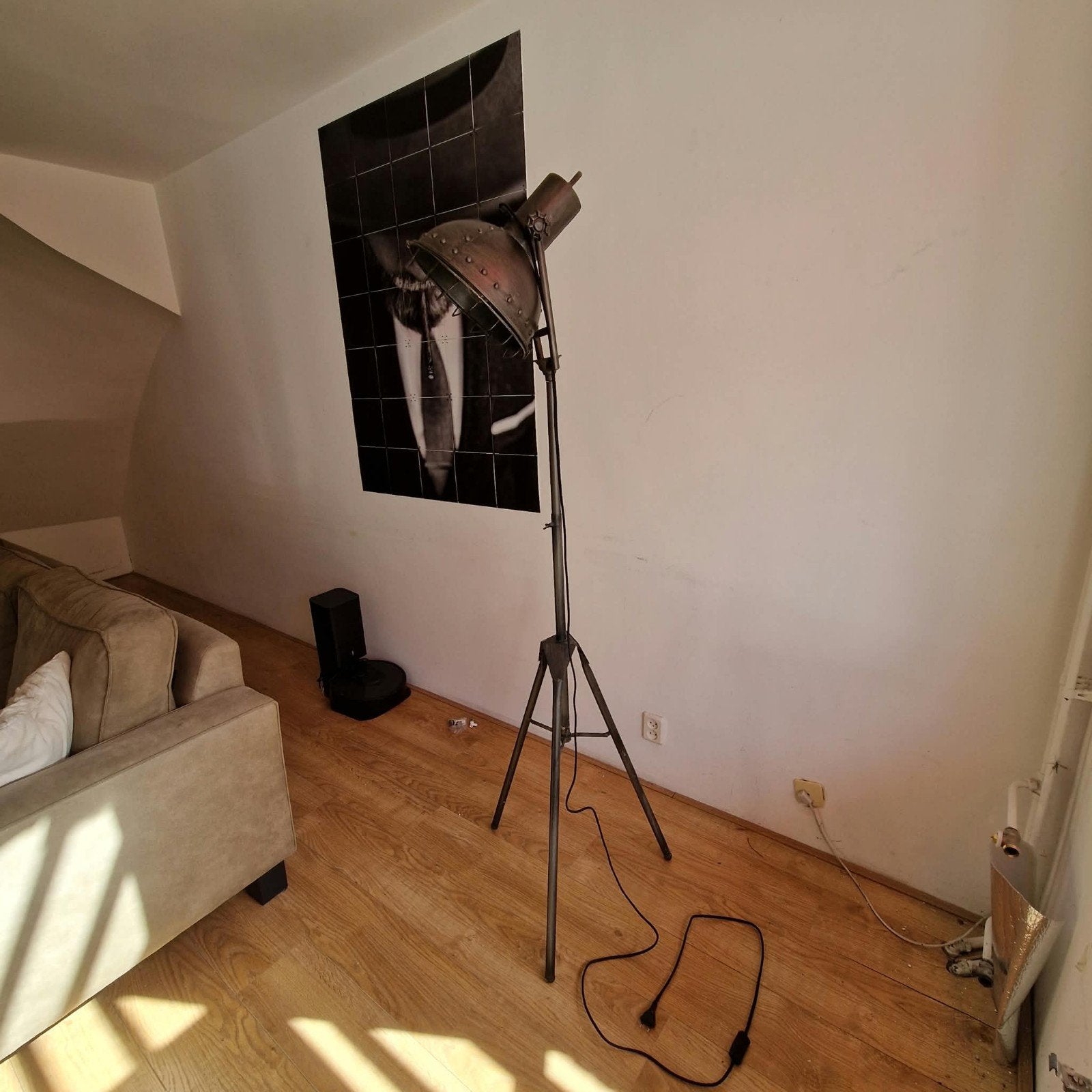 Industriële lamp, Ophalen of Verzenden, Zo goed als nieuw, 150 tot 200 cm