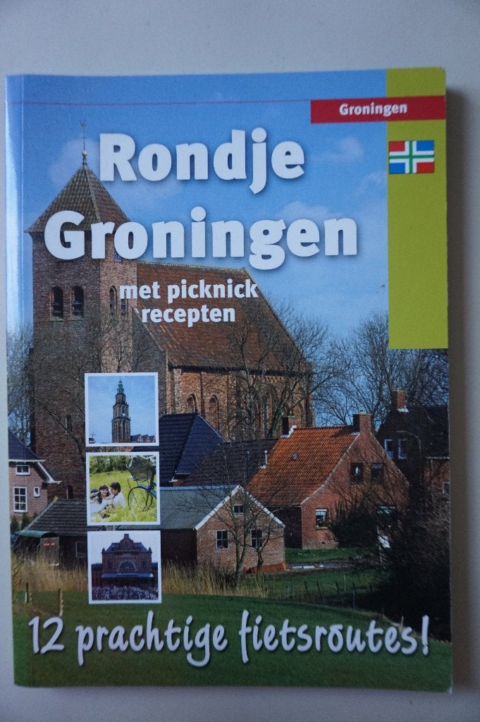 Boek Rondje Groningen fietsroutes picknick recepten fietsen, Overige merken, Fiets- of Wandelgids, Ophalen of Verzenden, Zo goed als nieuw
