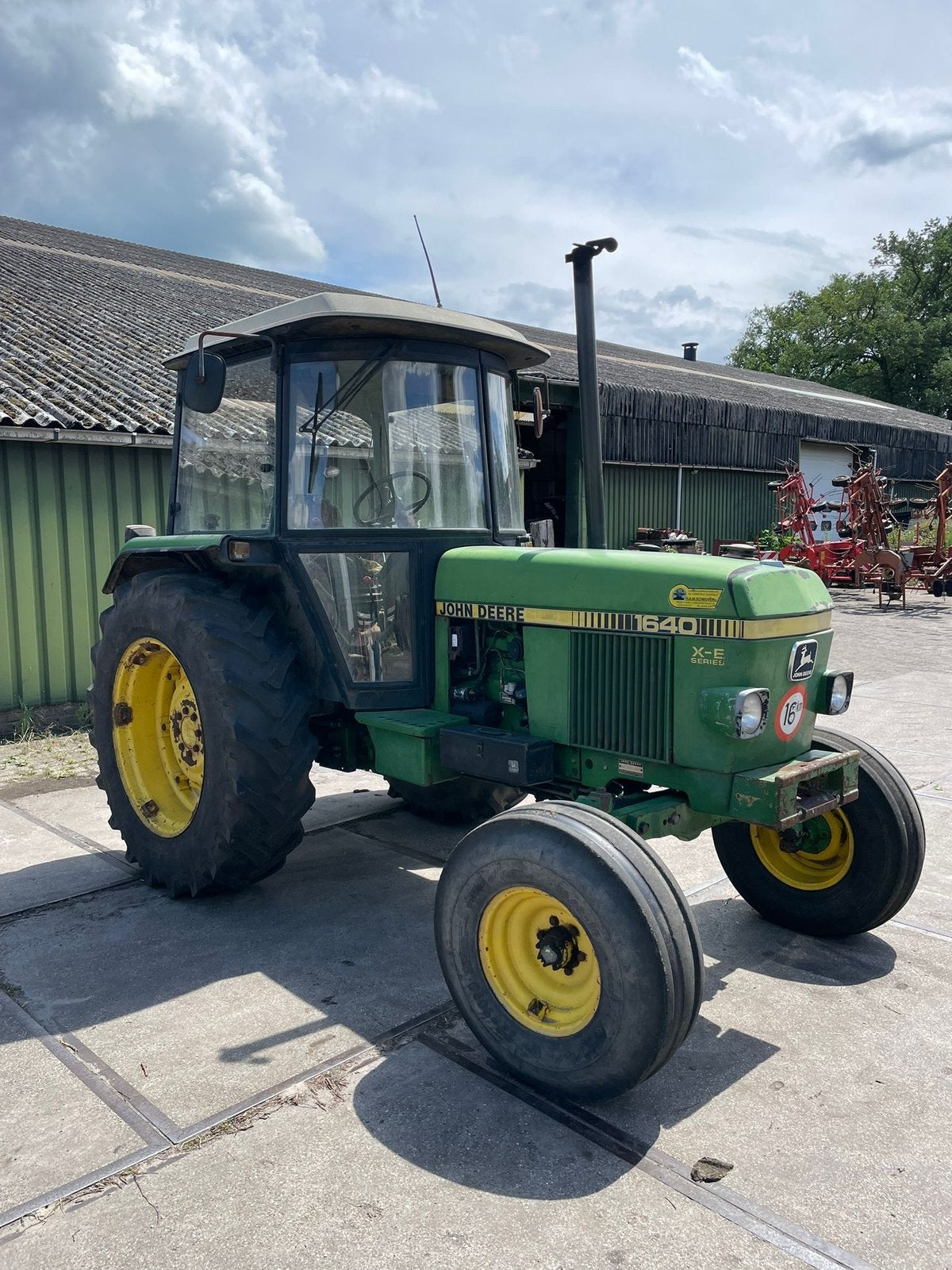 John Deere 1640 oldtimer trekker tractor, Ophalen of Verzenden, Gebruikt, Tot 80 Pk, John Deere