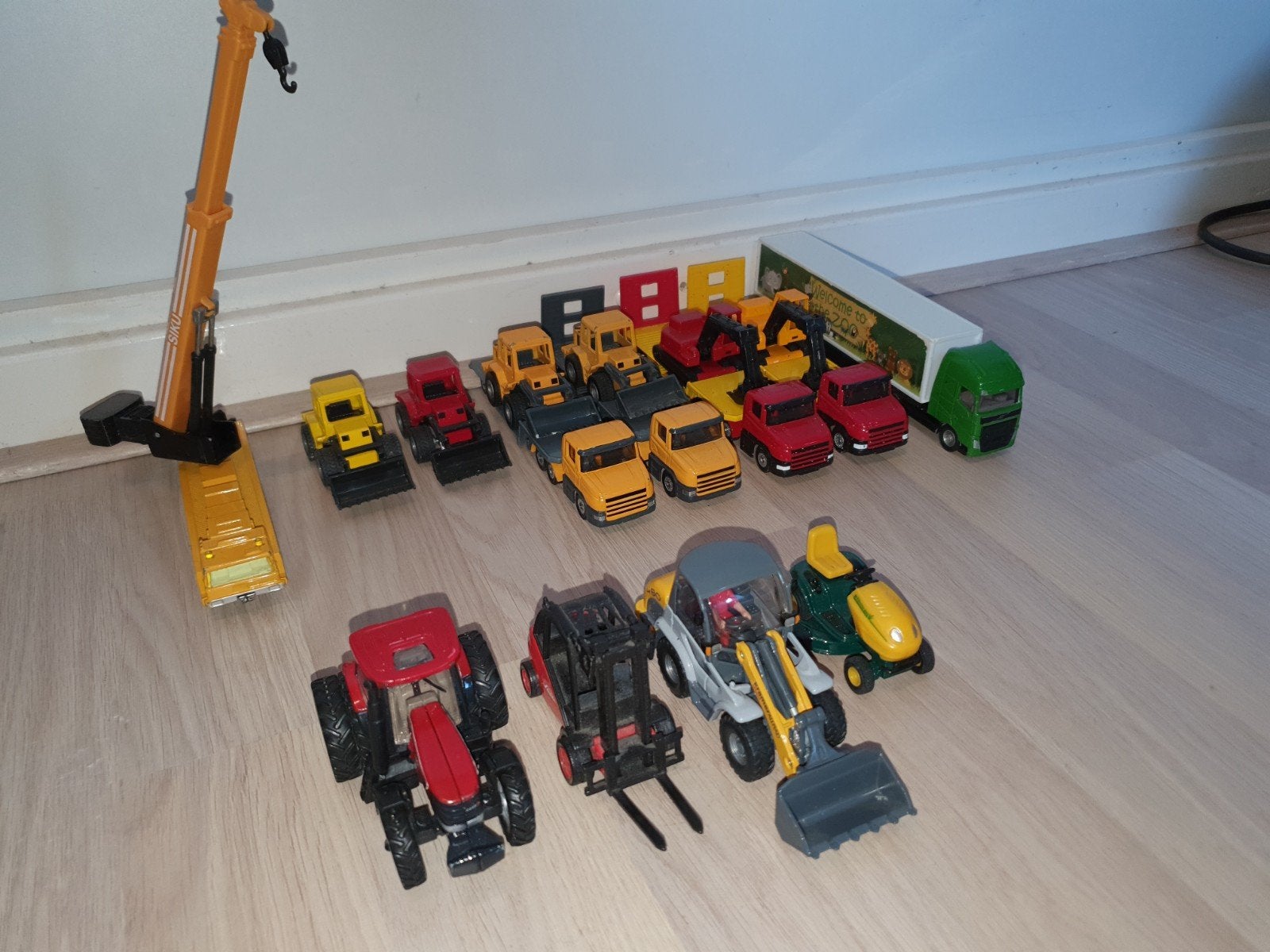 Modelauto's van Siku, Verzenden, Gebruikt, Hijskraan, Tractor of Landbouw, SIKU
