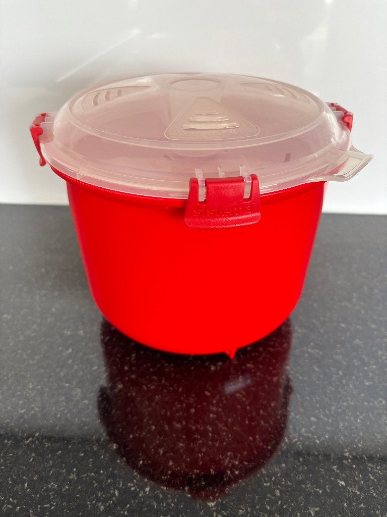 Sistema Microwave rijstkoker, Verzenden, Zo goed als nieuw, Rood, Overige typen
