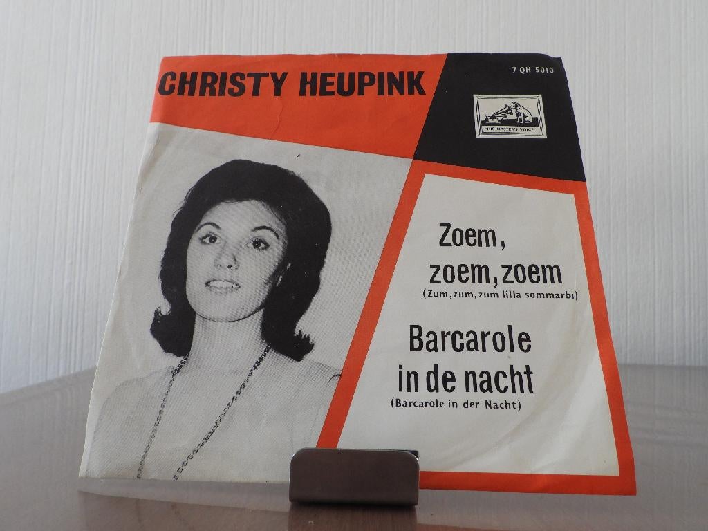 Christy Heupink – Zoem, Zoem, Zoem - Barcarole in de nacht, Ophalen of Verzenden, Gebruikt, Pop, Single