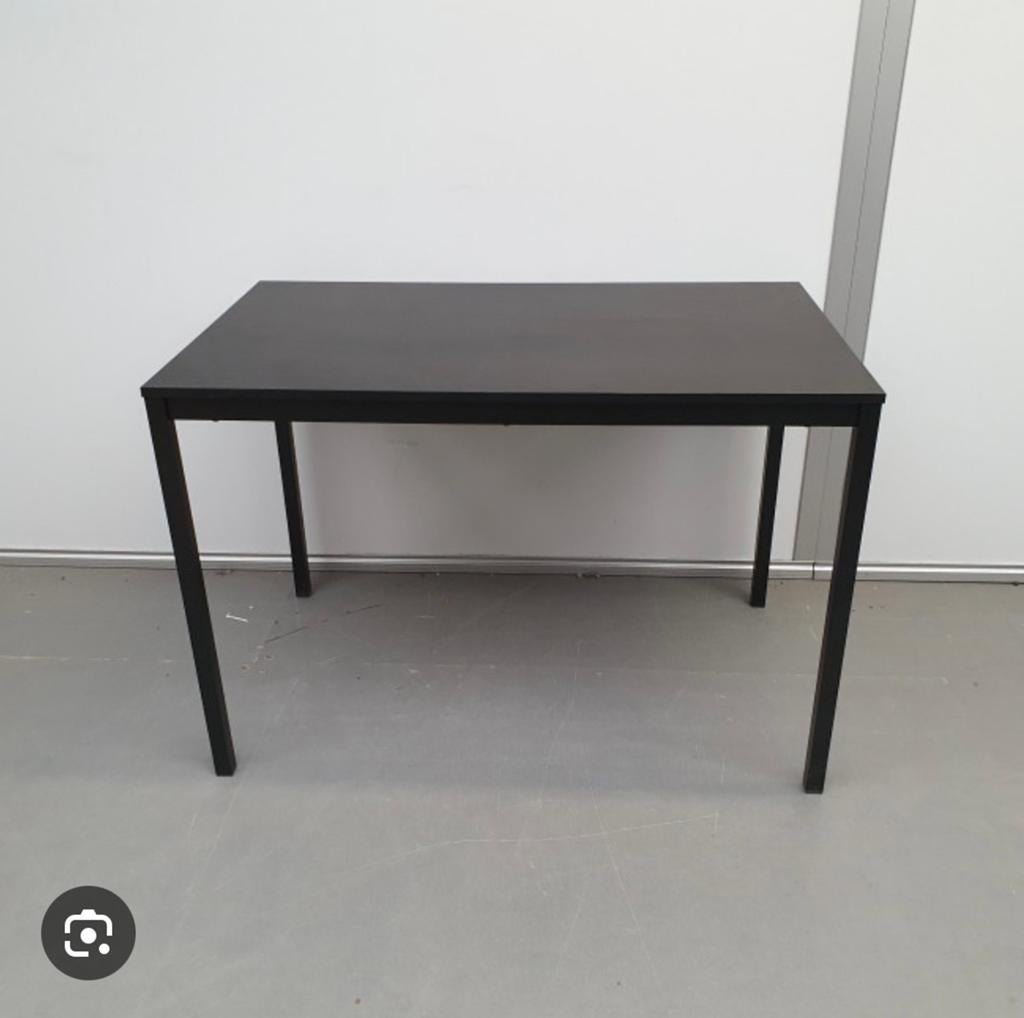 Ikea Tarendo tafel - Zwart, 110x67 cm, Ophalen, Gebruikt, 100 tot 150 cm, 50 tot 100 cm
