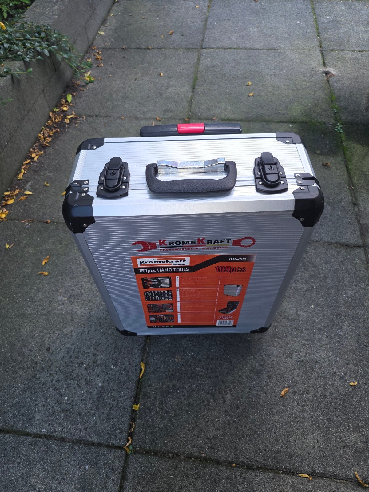 Kromekraft Gereedschapskoffer 189-delig KK-001, Doe-het-zelf en Verbouw, Ophalen of Verzenden, Zo goed als nieuw, Gereedschapsset