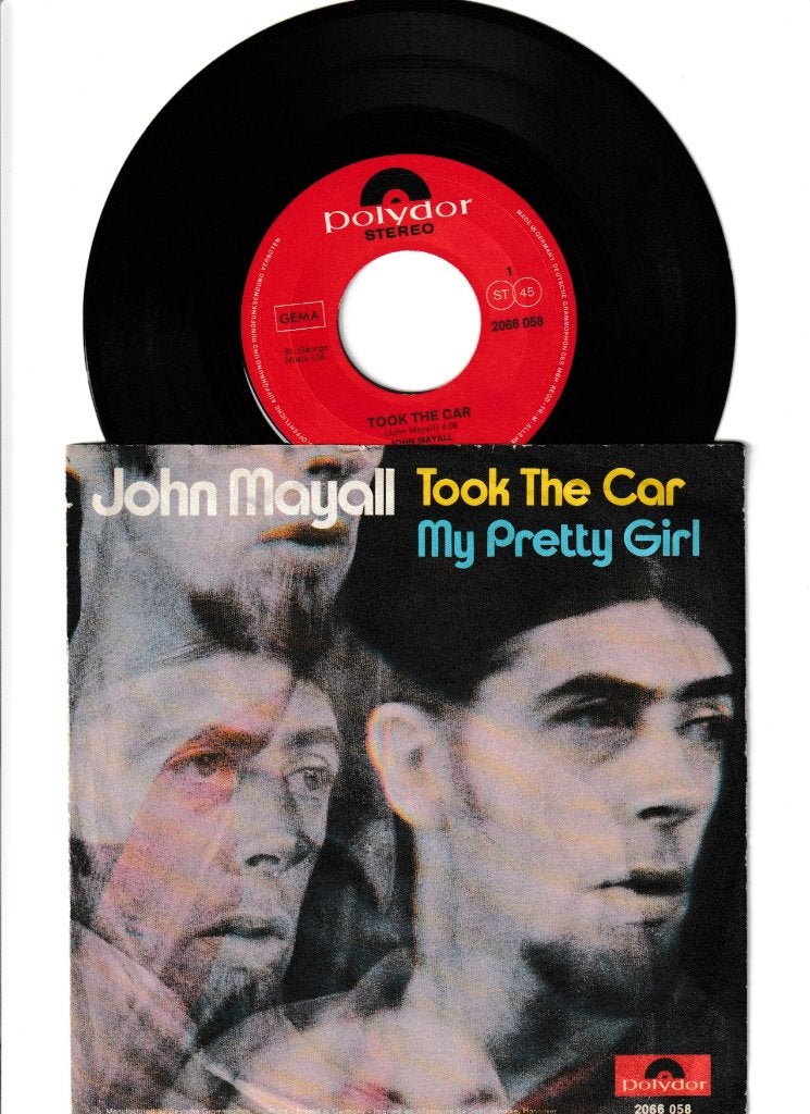 JOHN MAYALL   -   TOOK THE CAR   //   MY PRETTY GIRL  [7''], Cd's en Dvd's, Vinyl Singles, 7 inch, Zo goed als nieuw, Pop, Overige typen