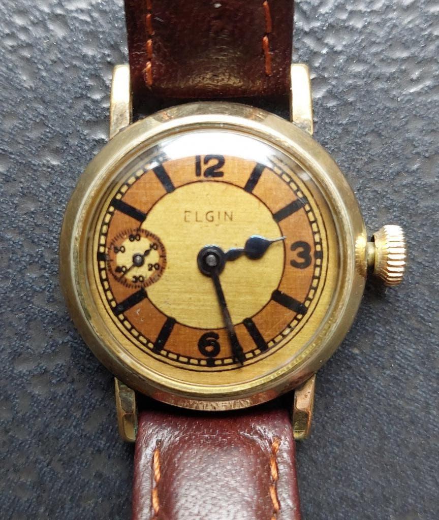 Elgin polshorloge, Overige merken, Staal, Met bandje, Polshorloge