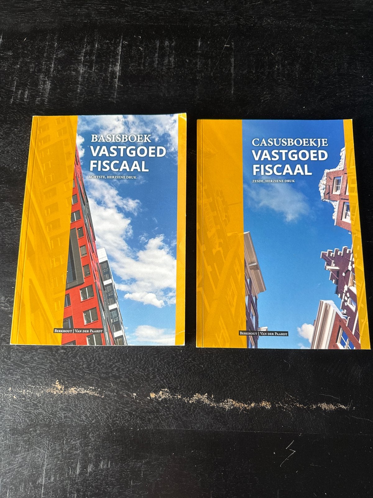 Basisboek Vastgoed Fiscaal & Casusboekje Vastgoed Fiscaal, Ophalen of Verzenden, Gamma, Zo goed als nieuw, HBO