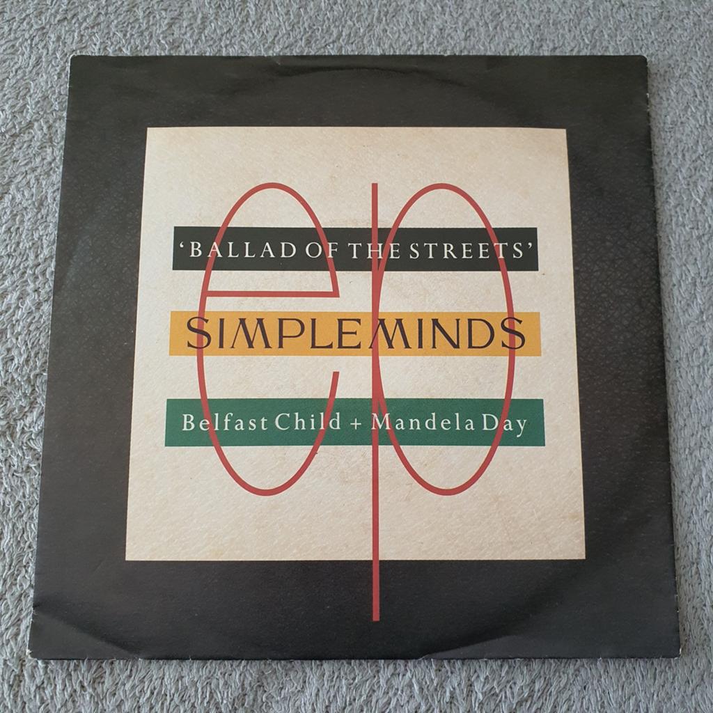 Simple minds - Belfast child / Mandela day(lange uitvoering), Ophalen of Verzenden, Gebruikt, Pop