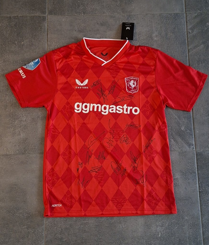 Shirt FC Twente met originele handtekening; Selectie 25/26, Verzenden, Nieuw, F.C. Twente, Shirt