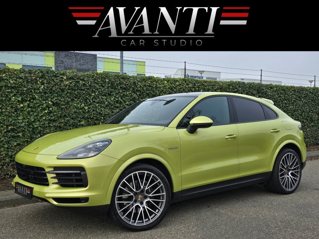 PORSCHE CAYENNE COUPE 3.0 E-HYBRID 4WD 340 PK PANO SLECHTS 1, Auto's, Porsche, Automaat, Cayenne, Gebruikt, Zwart