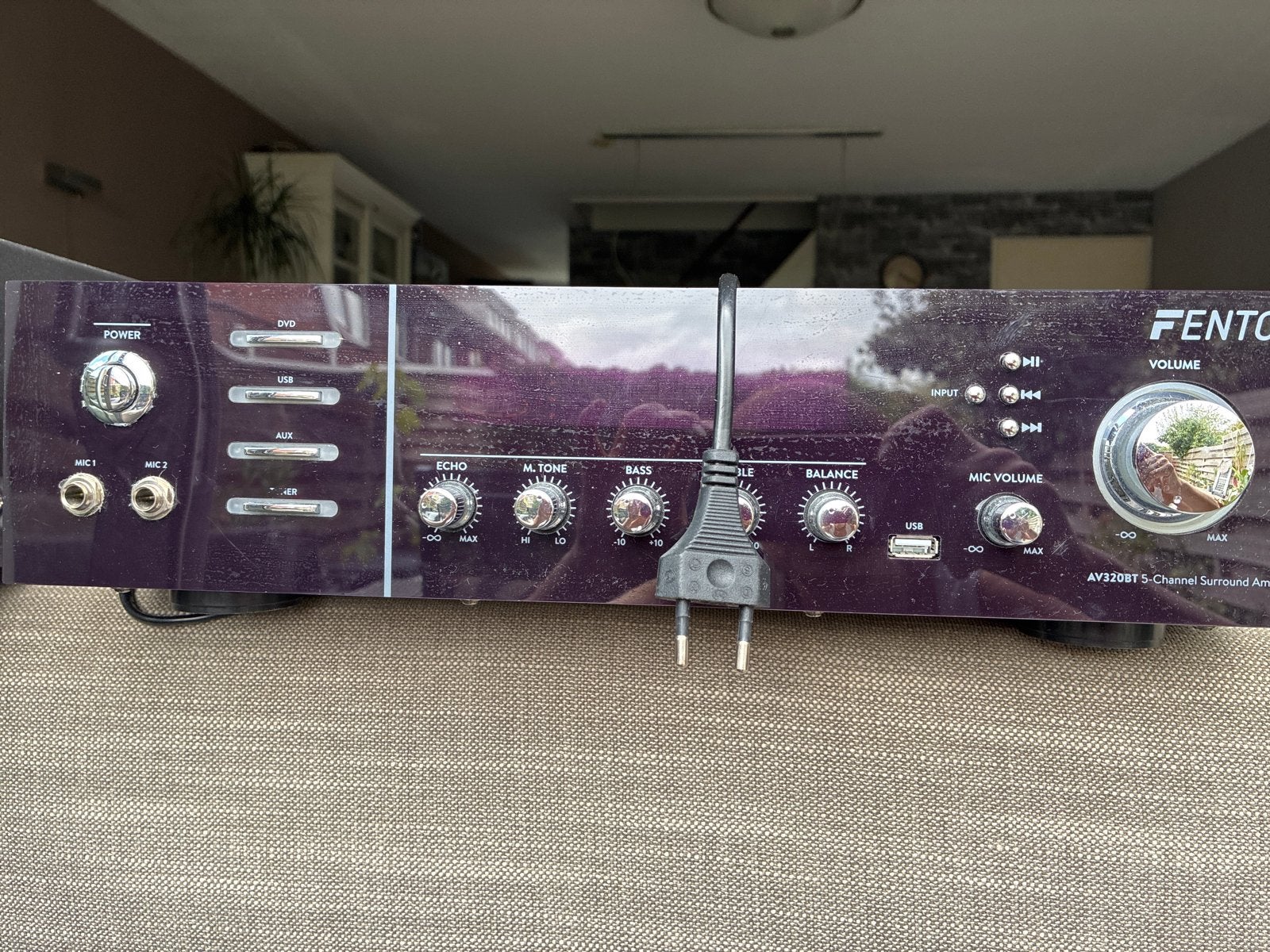 Fenton AV320BT 5.1-kanaals surround versterker met speakers, Gebruikt, 60 tot 120 watt, Ophalen, Overige merken