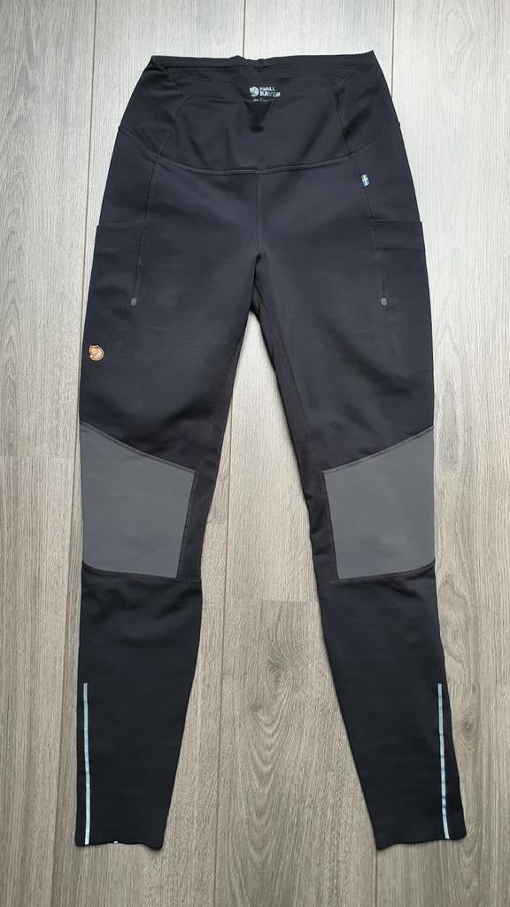 Fjallraven Abisko Trekking Tights legging Black-Iron grey, Ophalen of Verzenden, Zo goed als nieuw, Kleding