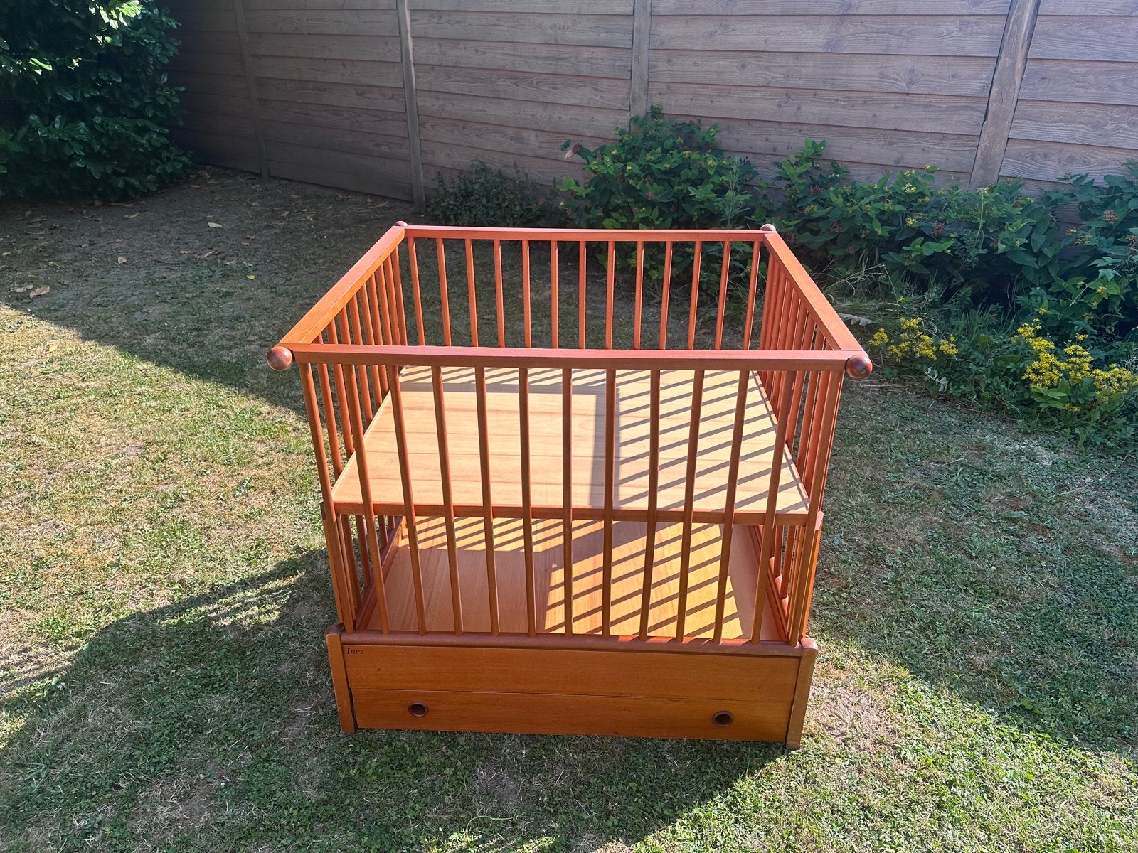 Houten babybox met lade, Ophalen, Gebruikt, Lade