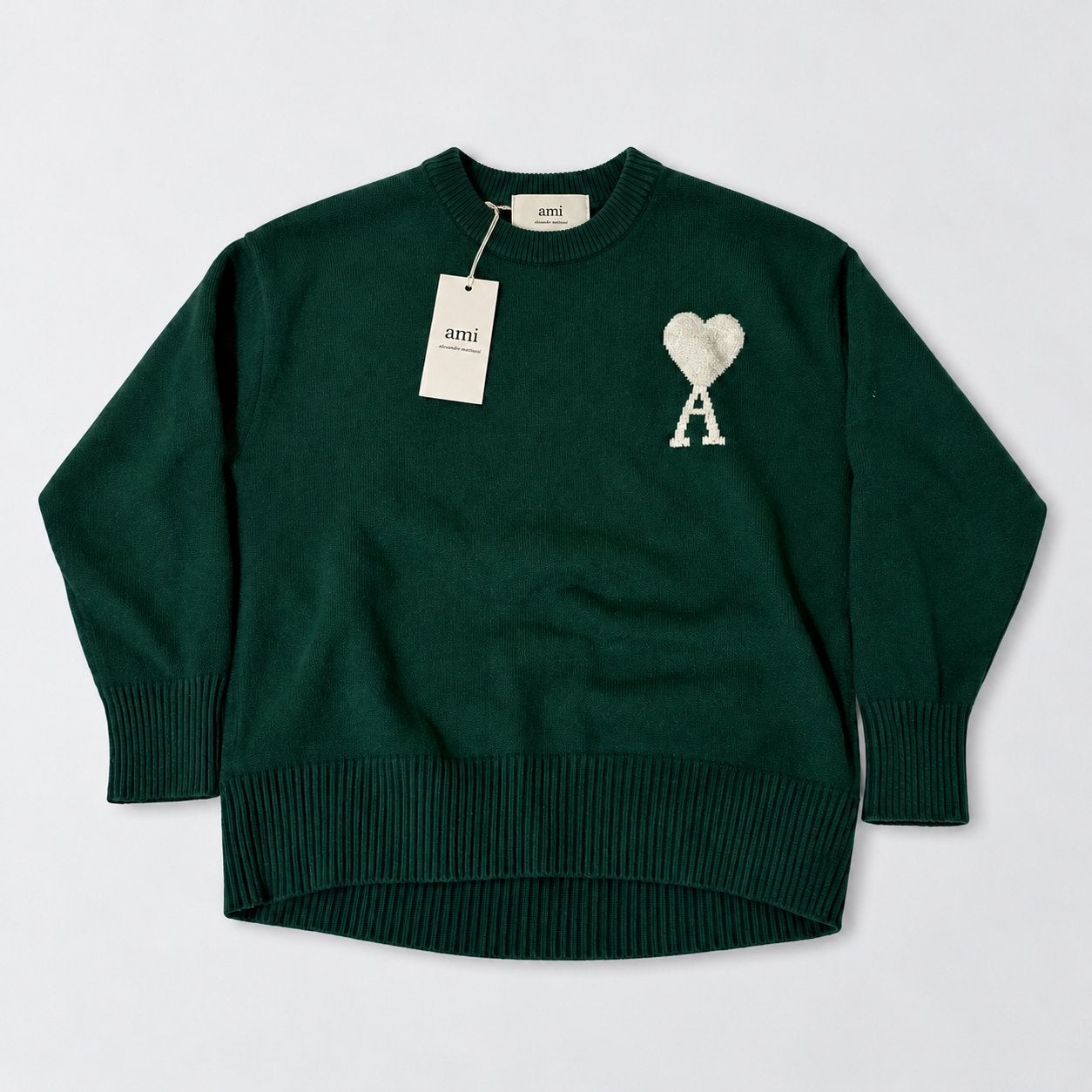 Ami paris trui groen - nieuw maat S/M, Ophalen of Verzenden, Nieuw, Maat 48/50 (M), Groen