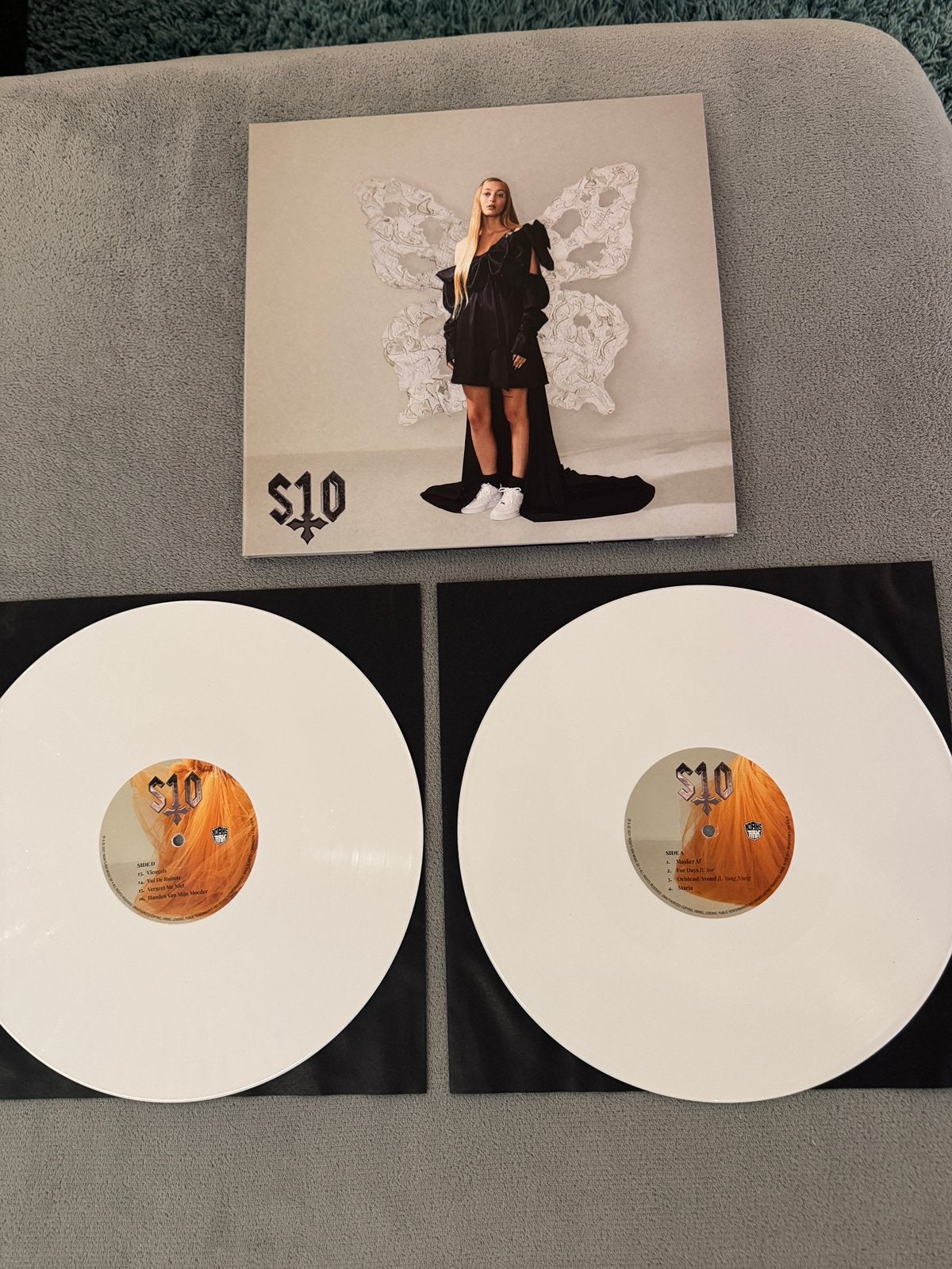 S10 - Vlinders 2LP wit, Ophalen of Verzenden, Zo goed als nieuw