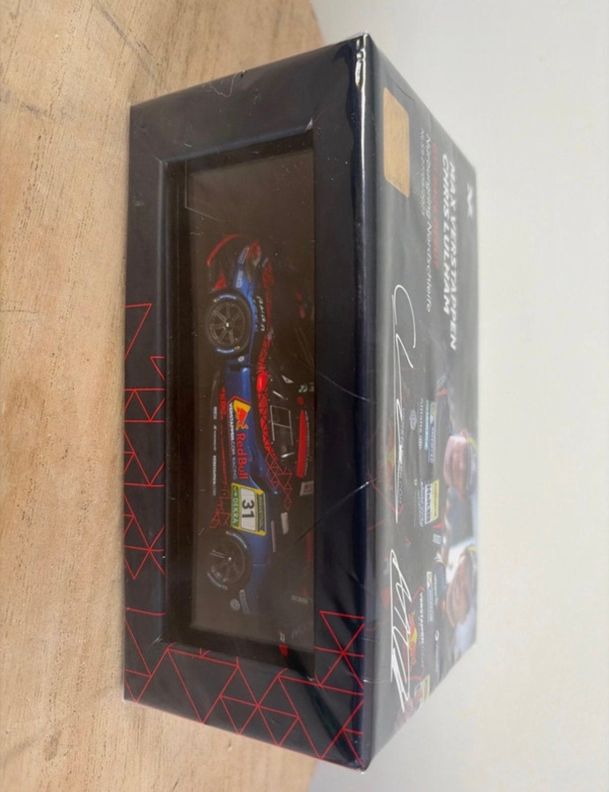 Max Verstappen Ferrari 296 GT3 Debuut Race Schaal 1:43, Ophalen of Verzenden, Nieuw, Auto, Overige merken