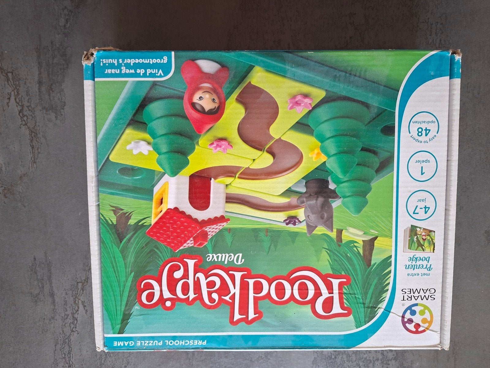 Roodkapje Deluxe SmartGames Puzzelspel met Boekje, Een of twee spelers, Ophalen of Verzenden, Zo goed als nieuw, SmartGames