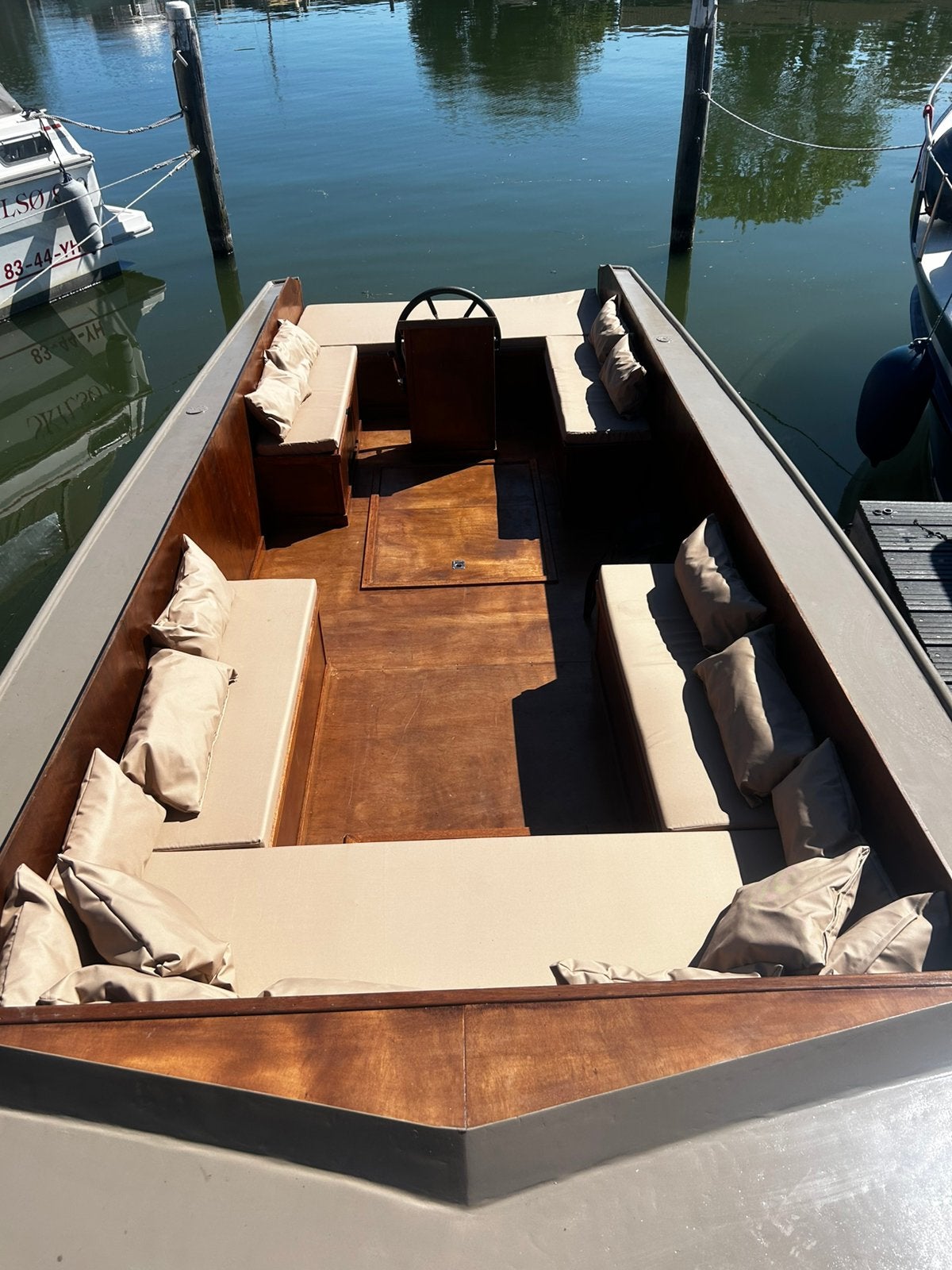 Vaarklare mooie open sloep met mercedes inboard motor, Watersport en Boten, Ophalen, Zo goed als nieuw, Antifouling