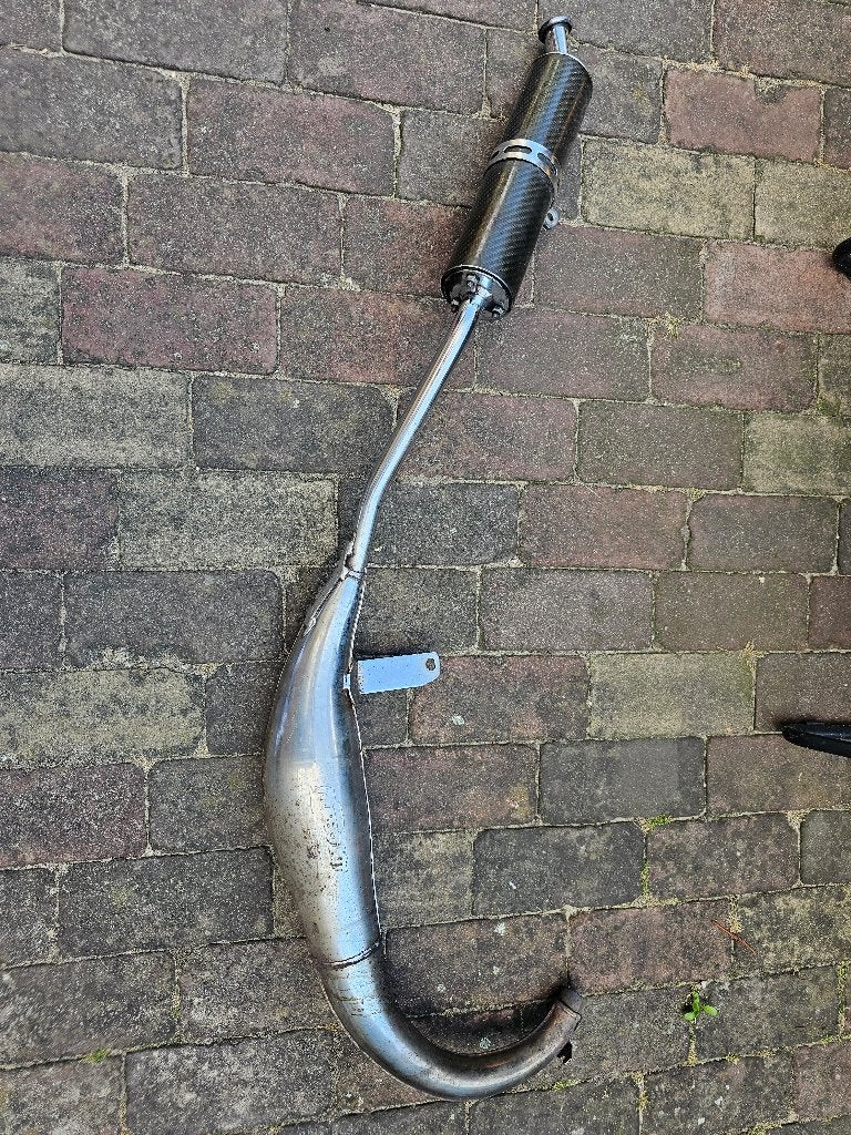 Turbokit uitlaat onderlangs am6, Ophalen of Verzenden, Gebruikt, Uitlaat, Minarelli am6