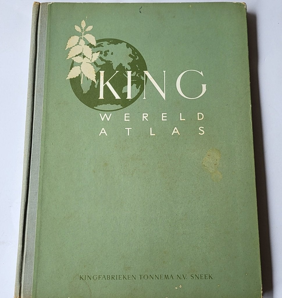 Kingatlas 1959 Atlassen Wereldatlas en nog oude Boeken, Ophalen of Verzenden
