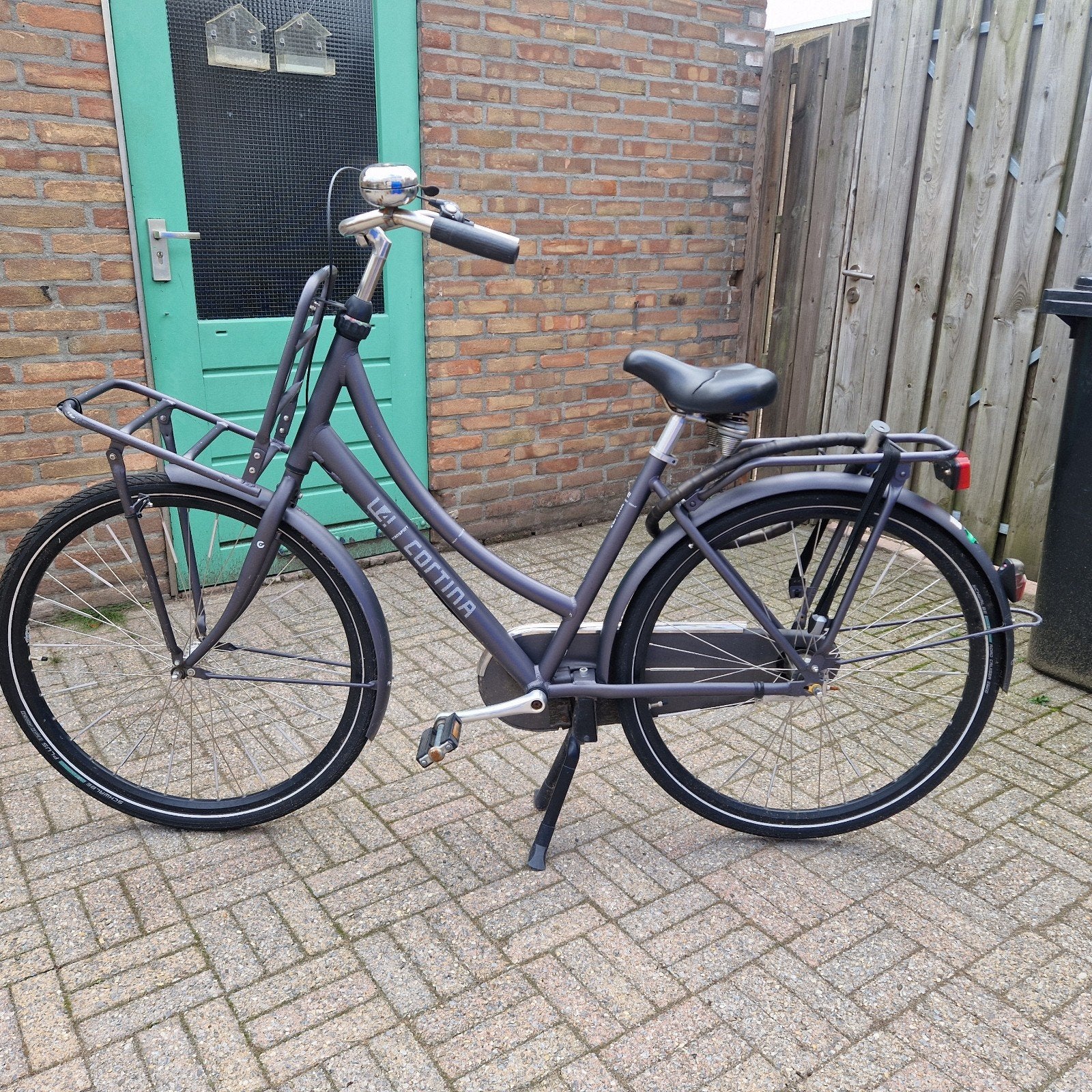 Cortina U4 dames  Transportfiets Grijs, Overige merken, Terugtraprem, Versnellingen, Ophalen of Verzenden