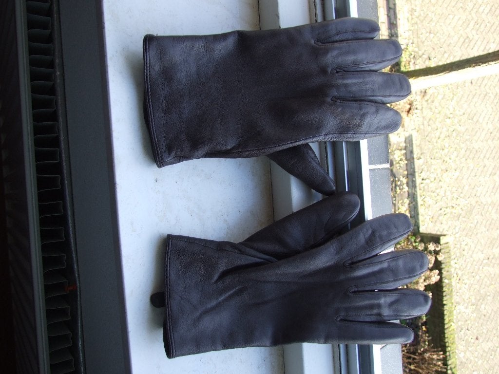 Nieuwe bruine leren handschoenen maat XL, Kleding | Dames, Mutsen, Sjaals en Handschoenen, Ophalen of Verzenden, Nieuw, Maat 42/44 (L)