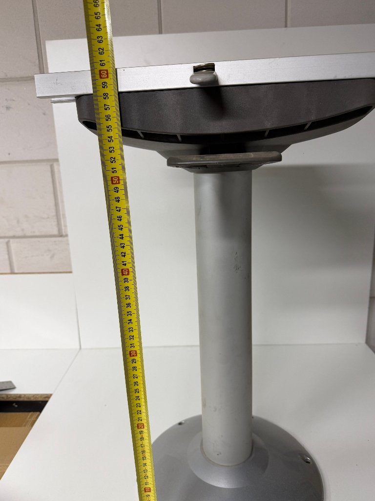 Vetus tafelpoot draaibaar 62 cm hoog, Ophalen of Verzenden, Zo goed als nieuw, Lijn of Blok