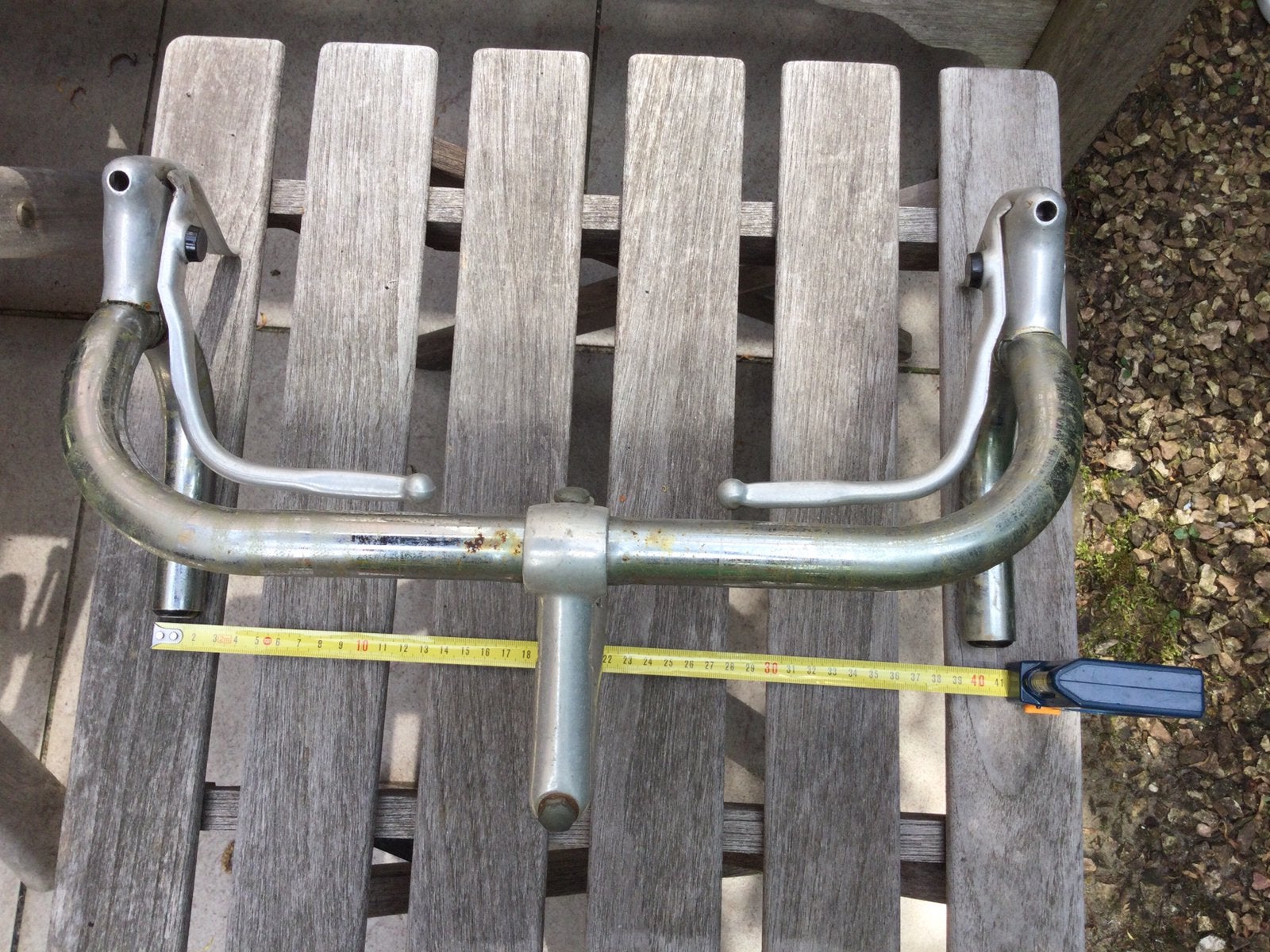 Retro fietsstuur stuurpen doorsn 22mm nog in een nette staat, Ophalen of Verzenden, Gebruikt, Racefiets, Stuur