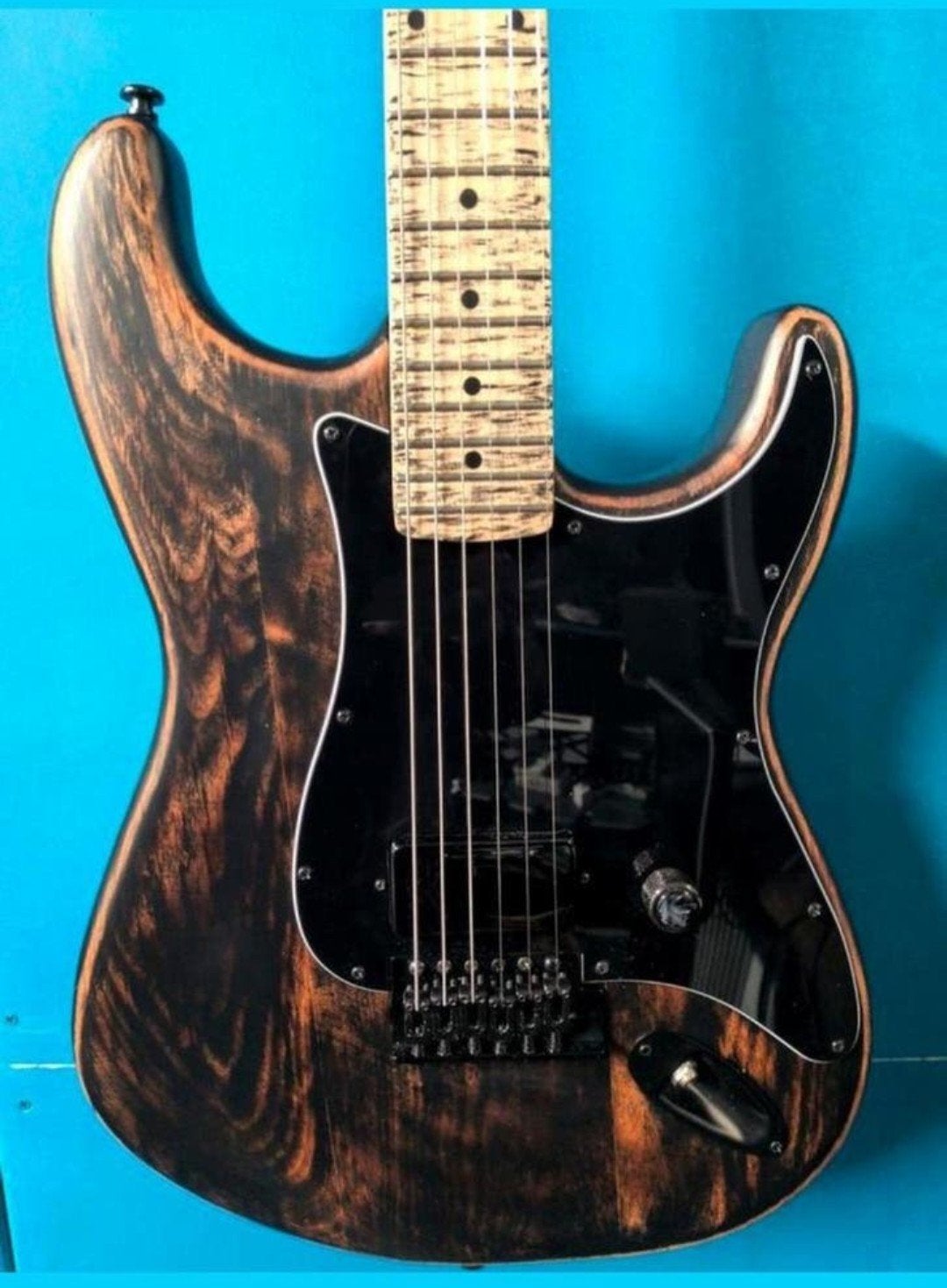 Custom Warwound Strat, Muziek en Instrumenten, Ophalen of Verzenden, Gebruikt, Western- of Steelstringgitaar, Met (piezo-)element