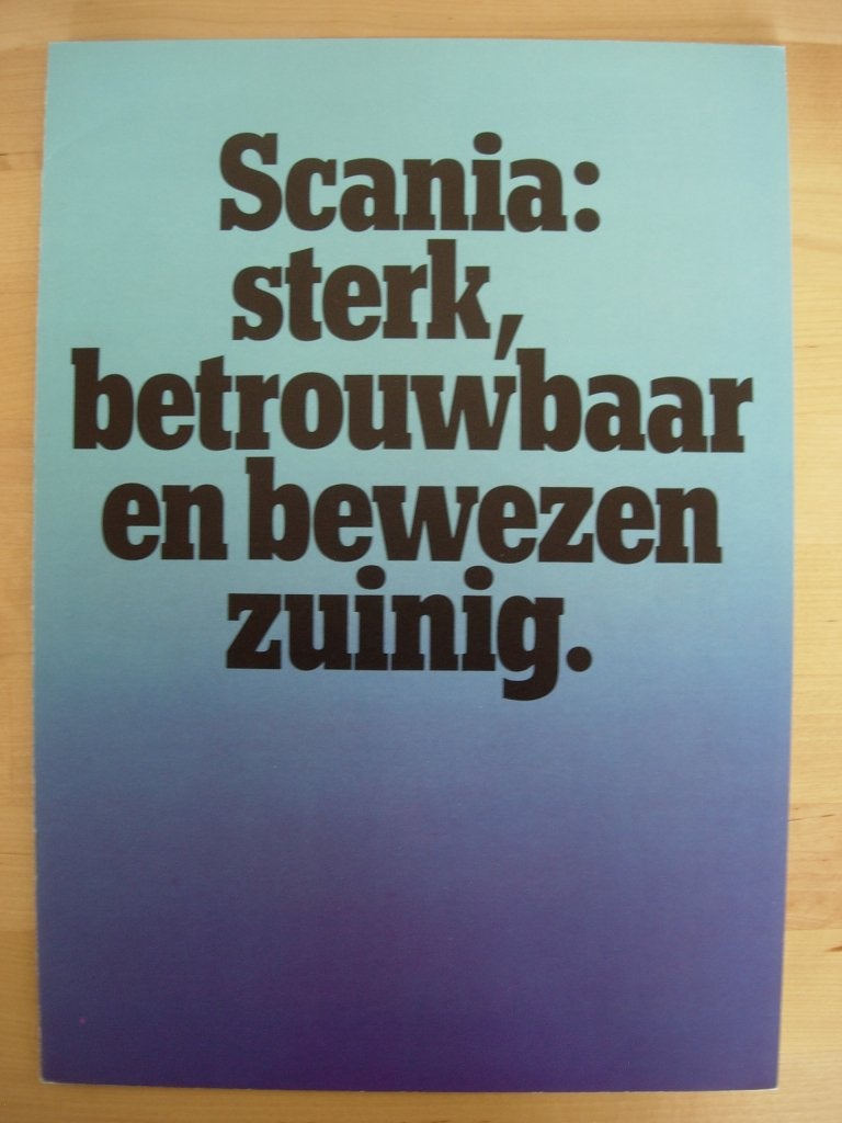 Scania Brochure 1979 – 146 141 111 86 81 - NL, Ophalen of Verzenden, Zo goed als nieuw, Overige merken, Scania