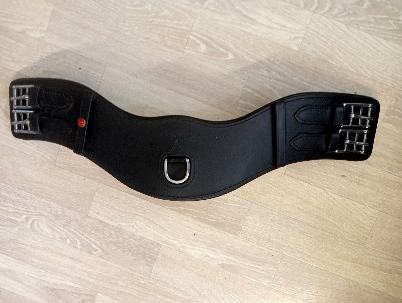 Nieuwe zwarte Rossner anatomische singel 55cm, Dieren en Toebehoren, Ophalen of Verzenden, Nieuw, Dressuur