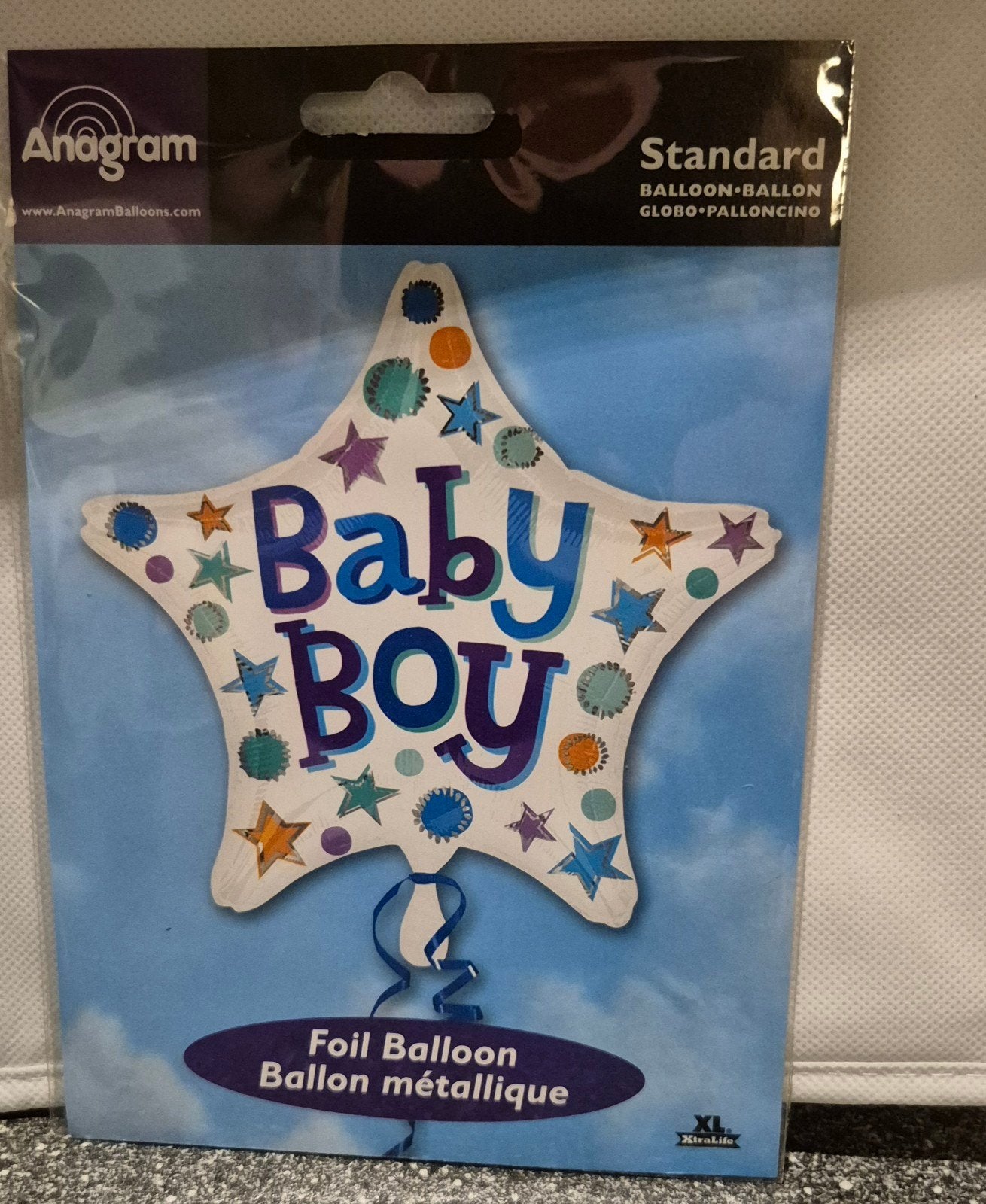 Baby Boy Folieballon - Stervormig, Ophalen of Verzenden, Nieuw, Versiering, Geboorte of Huwelijk