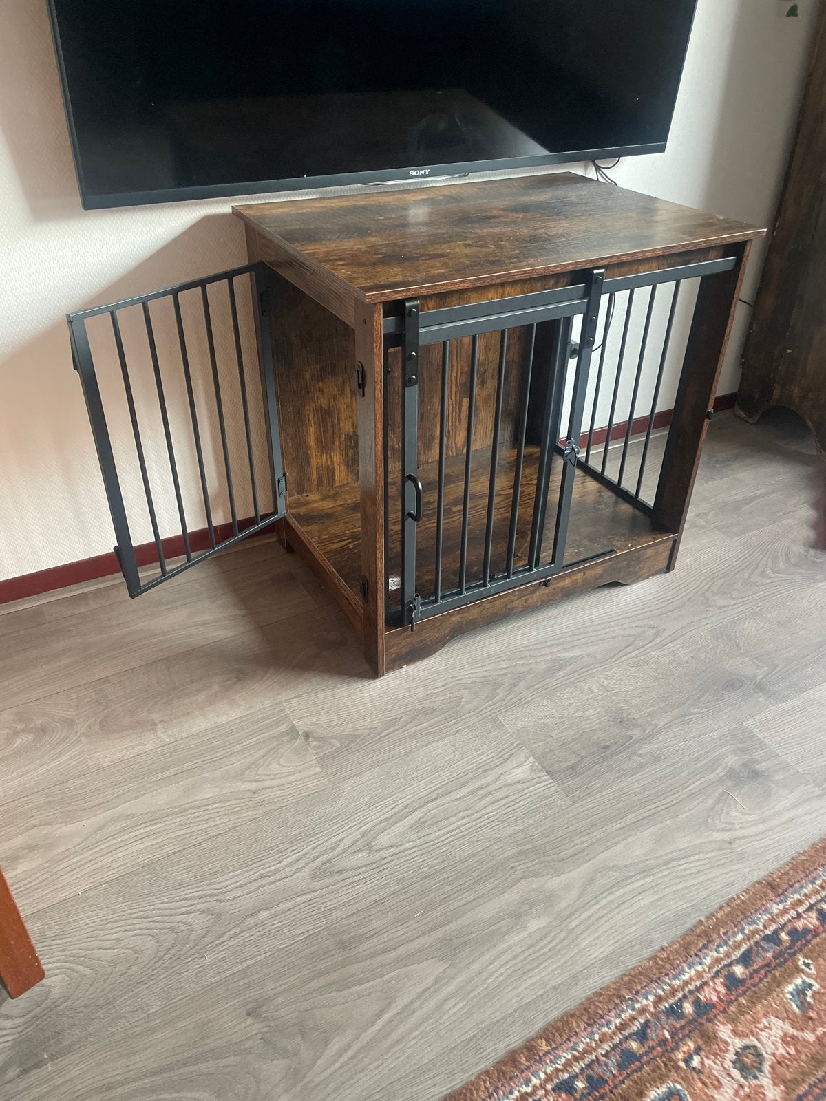 Hondenbench kennel, 2 openingen, Ophalen, Nieuw