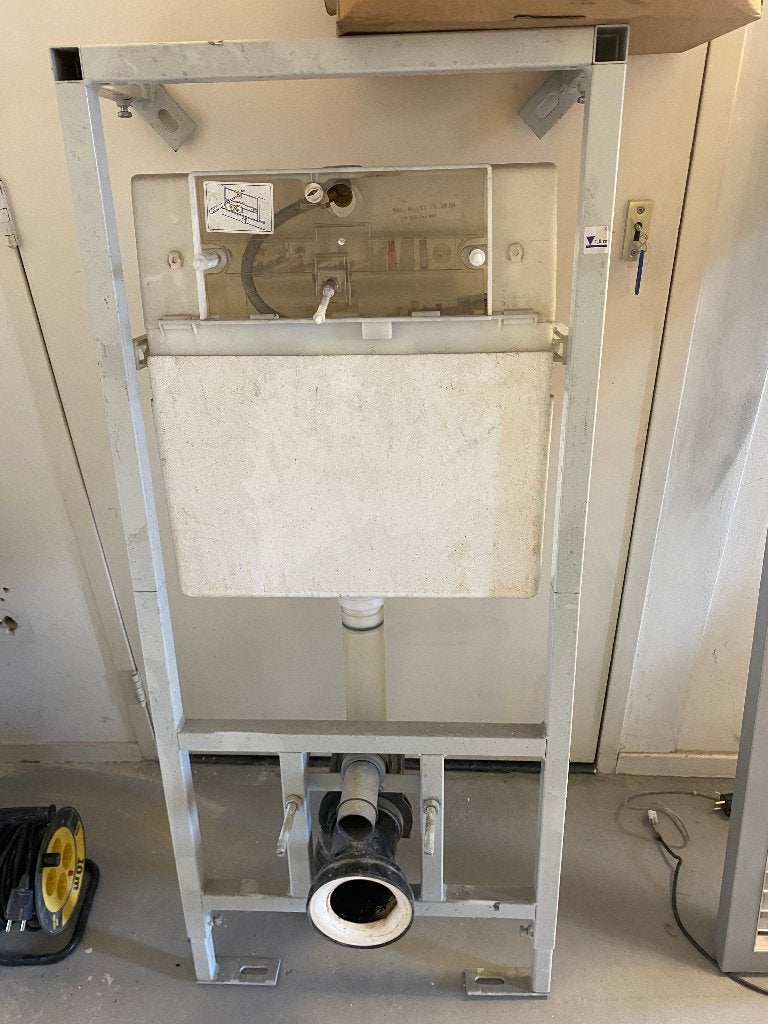 Plieger WC inbouwreservoir met nieuwe drukplaat, Doe-het-zelf en Verbouw, Ophalen, Gebruikt, Toilet