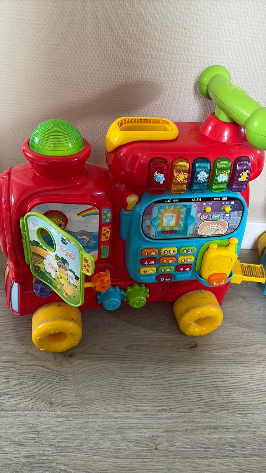 V tech trein, Kinderen en Baby's, Ophalen of Verzenden, Gebruikt