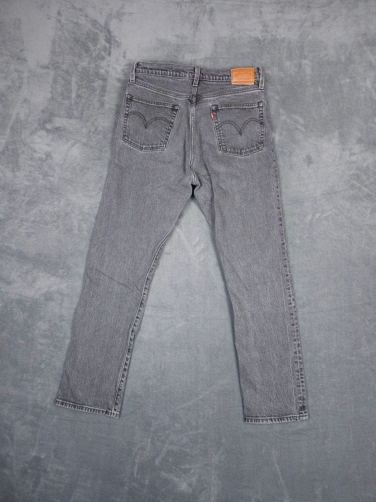 Levi's 501 Broek Dames W30 L30 Straight Fit Grijs Jeans., Verzenden, ., Zo goed als nieuw, W30 - W32 (confectie 38/40)