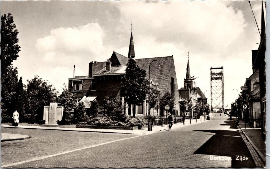 Boskoop - Zijde, Verzenden, 1940 tot 1960, Ongelopen, Zuid-Holland