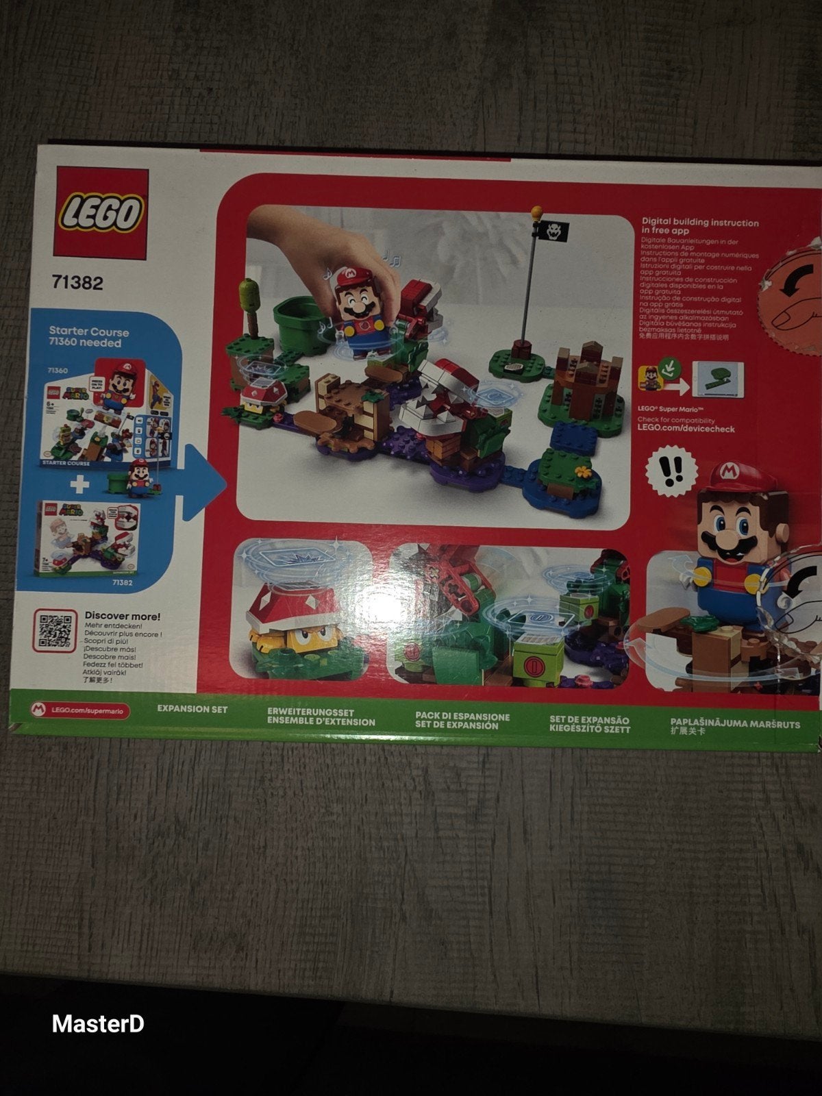 Lego Super Mario 71382 Piranha Plant Puzzling Challenge, Overige thema's, Lego, Ophalen of Verzenden, Zo goed als nieuw