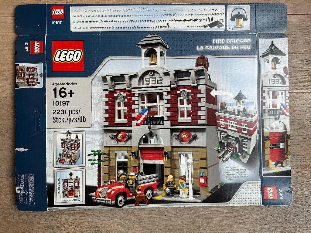 Lego 10197, Fire Brigade, Kinderen en Baby's, Speelgoed | Duplo en Lego, Ophalen, Lego, Zo goed als nieuw, Compleet