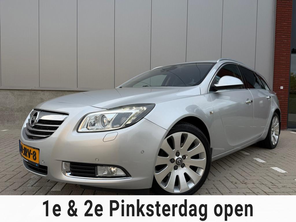 Opel Insignia Sports Tourer 2.0 Turbo Cosmo Navi|Camera|Leer, Zwart, 4 cilinders, Nieuw, Bi-Xenon koplampen