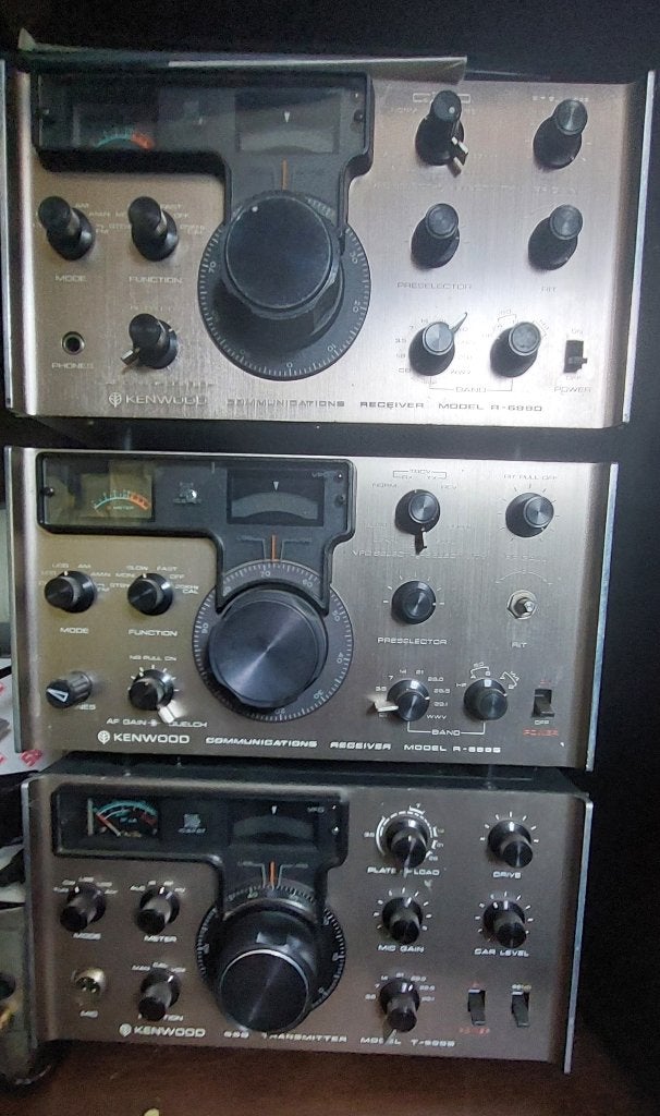 Trio Kenwood 599 zend-ontvanger  Voor de vintage liefhebber, Verzenden, Gebruikt, Zender en Ontvanger