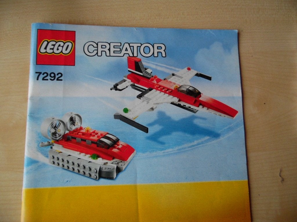 Lego Creator 7292 Propeller Vliegtuig / Hovercraft, Gebruikt, Lego, Compleet, Ophalen of Verzenden