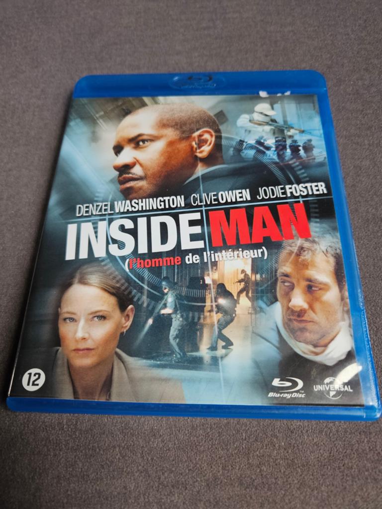 Inside man - bluray, Cd's en Dvd's, Ophalen of Verzenden, Zo goed als nieuw, Actie