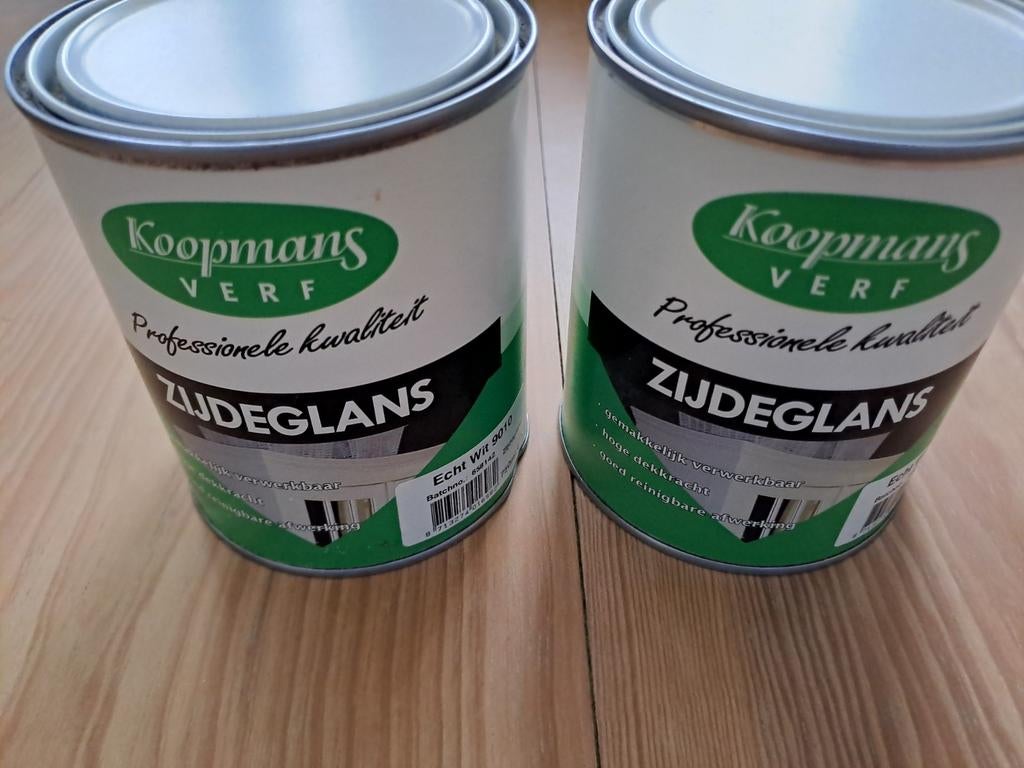 Koopmans Zijdeglans 9010 Verf - Professionele Kwaliteit, Wit, Nieuw, Ophalen of Verzenden, Verf