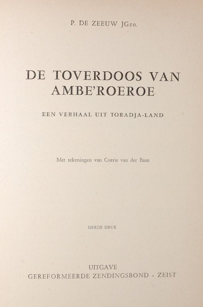 De toverdoos van Ambe'Roeroe - P. de Zeeuw (1965), Verzenden, Gelezen, P. de Zeeuw, Christendom | Protestants