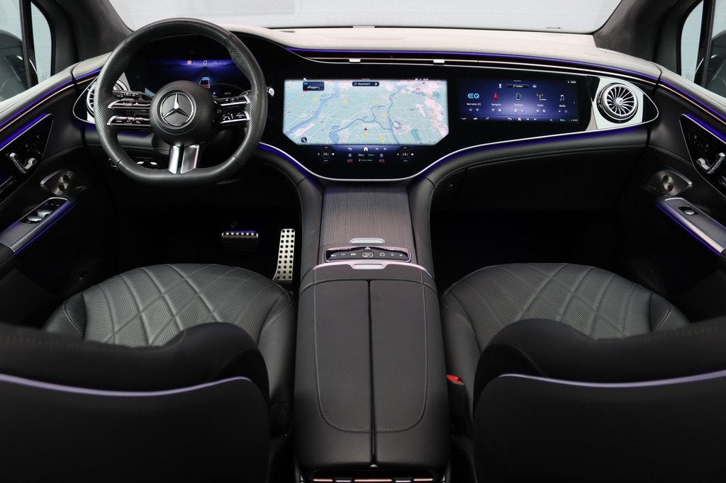 Mercedes-Benz EQE SUV 500 4MATIC AMG Line 91 kWh | 61.000,-, Auto's, Mercedes-Benz, Gebruikt, Zwart, Met garantie (alle), Zwart
