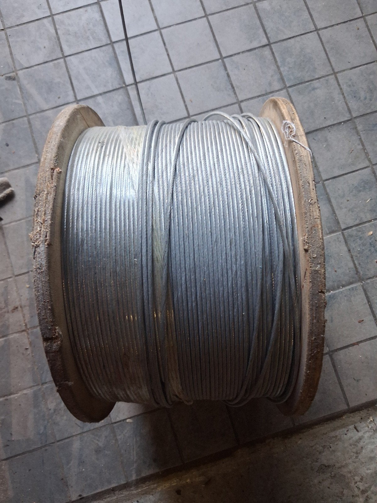 galv staalkabel 4mm/1000m, Ophalen of Verzenden