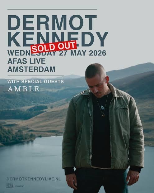 2 tickets Dermot Kennedy 27 mei AFAS live, Twee personen, Mei
