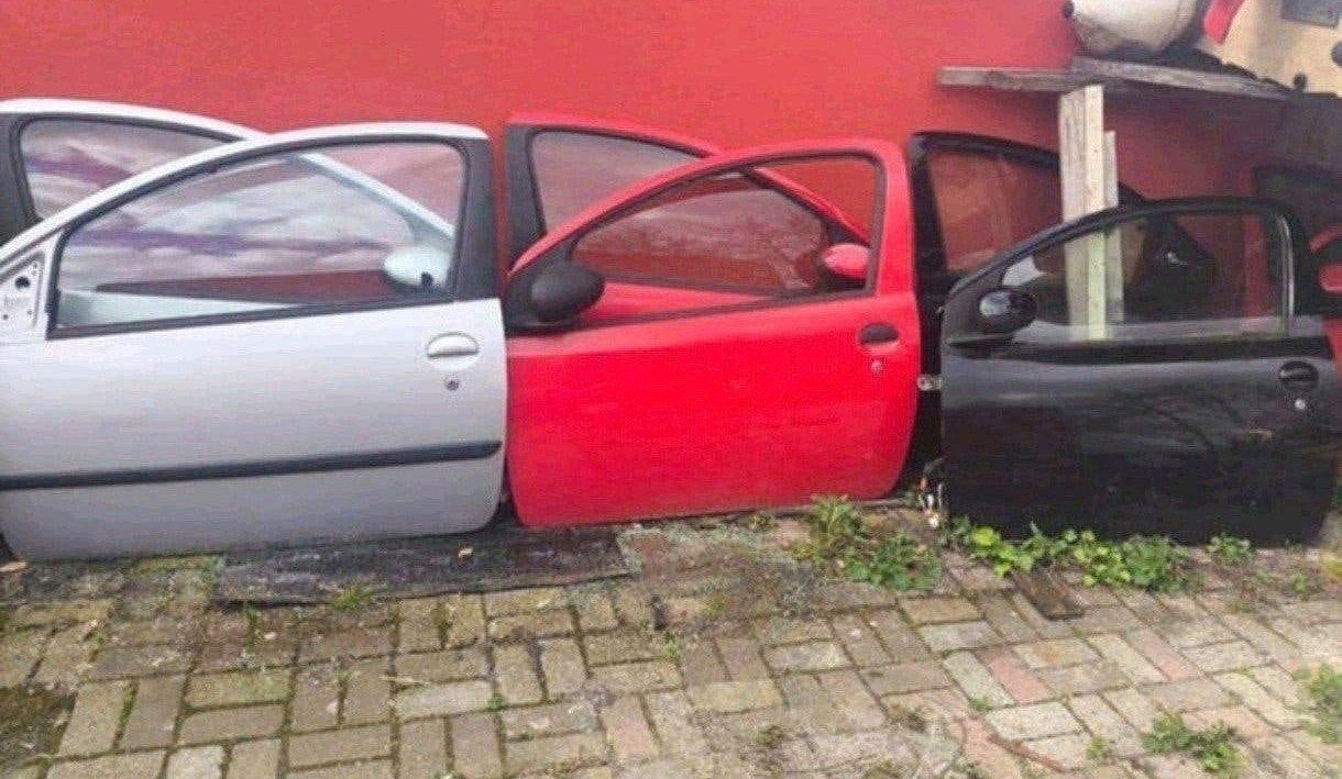 Citroen C1/Peugeot 107 Aygo Portieren Grijs Geel Rood Zwart, Ophalen of Verzenden, Voor, Peugeot, Deur